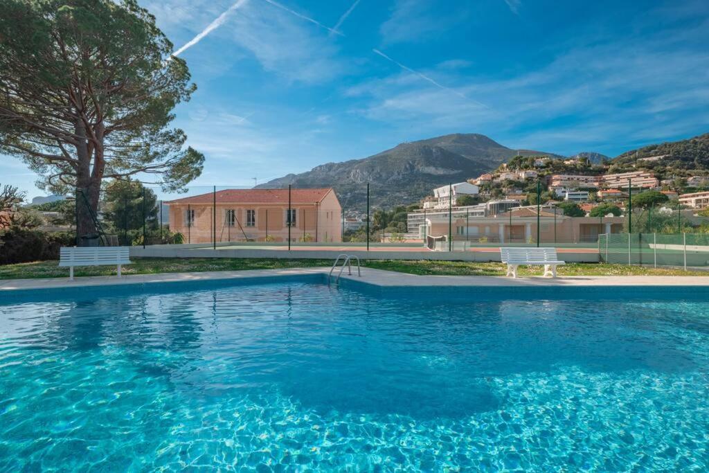 Appartement Familial 6P, Avec Piscine Et Tennis, Proche Mer Рокбрюн-Кап-Мартен Екстер'єр фото